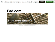 Tablet Screenshot of fad.com